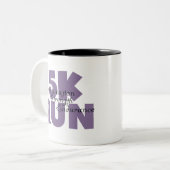 5.000 Paars Tweekleurige Koffiemok (Voorkant links)