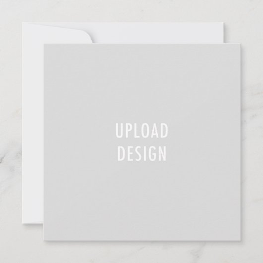 5.25 Carré Carte Plat Téléchargez votre conception (Devant)