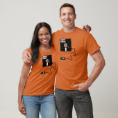 5,25-inch diskettestation USB Geek Nerd T-shirt (Unisex)