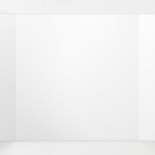 5,25 Po² Lettre triplée verticale Invitation pliée (Intérieur au milieu)