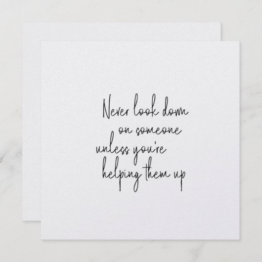 5,25 x 5,25-kaart kaart (Voorkant / Achterkant)