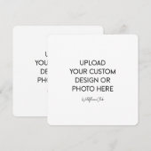 5.25" x 5.25" Square Invitation (Devant / Derrière)