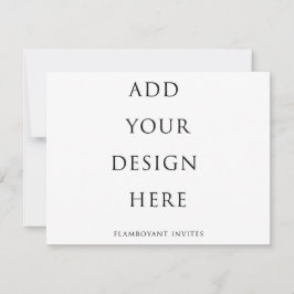 5,5-inch x4,25-inch RSVP-kaart/Kaart voor behuizin