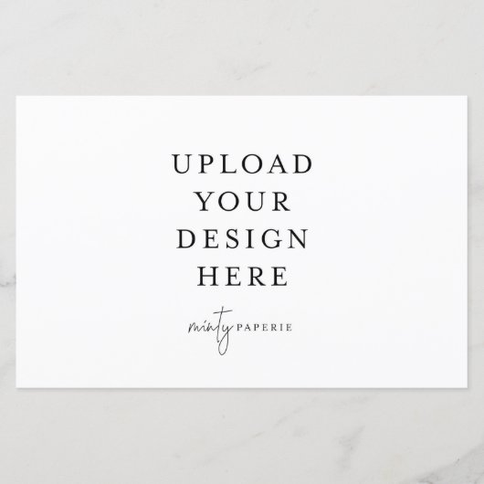 5,5-inch x 8,5-inch landschapsvlakke plaat (Voorkant)