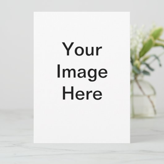 5,5 x 6,5 uitnodiging (Staand voorkant)