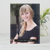 5,5 x 7,5 pouces Moderne 6 Acteurs Photo Carte Com (Debout devant)