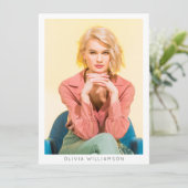 5,5 x 7,5 pouces Moderne 6 Acteurs Photo Carte Com (Debout devant)