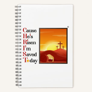 5,5 x 8,5 Christ Acronyme Deluxe Carnet Spiral