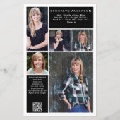 5,5 x 8,5 pouces Moderne, 6 modèles de photo (Dos)