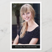 5,5 x 8,5 pouces Moderne, 6 modèles de photo (Devant)