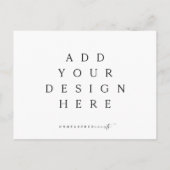 5,5x4,25-inch verticaal Briefkaart afdrukken (Achterkant)