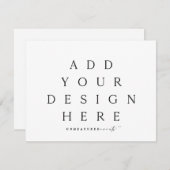 5,5x4-inch Kaarten (Voorkant / Achterkant)