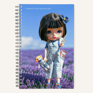 5.5x8.5 Journal: Paper Plane Adventure Notitieboek