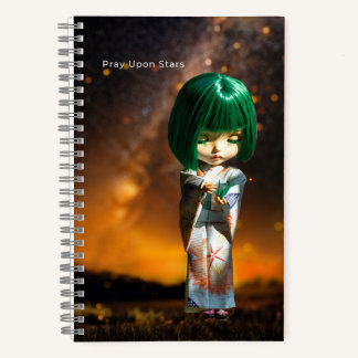 5.5x8.5 Journal: Pray Upon Stars Notitieboek