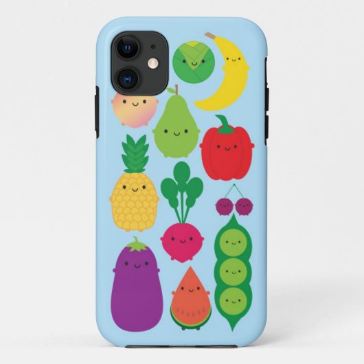 5 A Dagelijkse groenten en fruit Case-Mate iPhone Case (Achterkant)