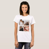 5 Aangepaste foto-inkolling op maat T-shirt (Voorkant volledig)