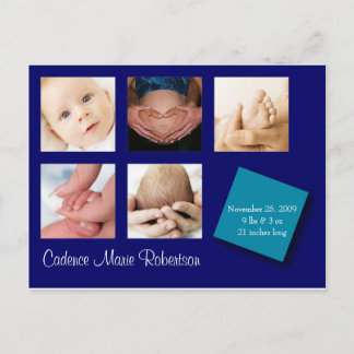 5 Aankondiging geboorte foto