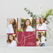 5 Aankondigingen van fotografie van Crimson (Staand voorkant)