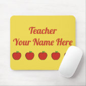 5 Apple Teacher Mousepad Muismat (Met muis)