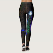5 artikel SDC - structuur - nacht Leggings (Achterkant)