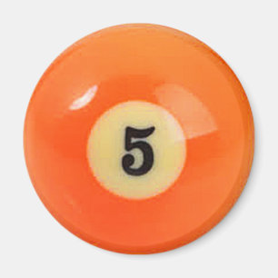 "5 Ball"-tapecadeaus voor balletjes en -producten Magneet