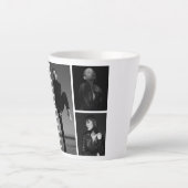 5 bewerkbare fotocollage latte mok (Rechterhoek)