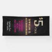 $5 bijoux et bannière d'accessoires (Horizontal)
