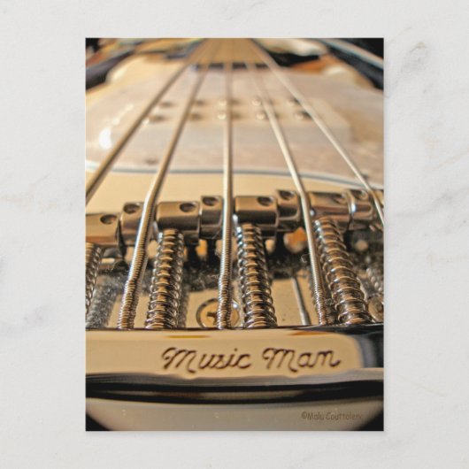 5 Briefkaart String Bass (Voorkant)