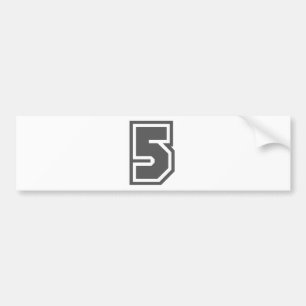 5 BUMPERSTICKER