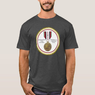 5 CAMPAGNE STARS AFGHANISTAN WAR VETERAN T-SHIRT