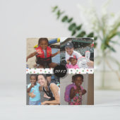 5 Carré photo carte de Noël (Debout devant)