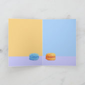 5 Carte de Macaron stripes Birthday (Intérieur)