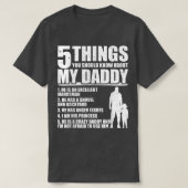 5 choses que vous devriez savoir sur mon t-shirt p (Design devant)