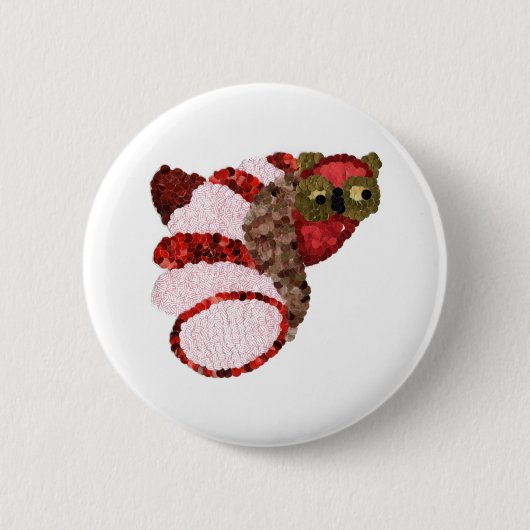 5 Cm Badge Rond Owl (Devant)