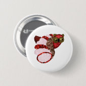 5 Cm Badge Rond Owl (Devant & derrière)