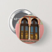 5 Cm Badge rond photo Windows Espagne (Devant & derrière)