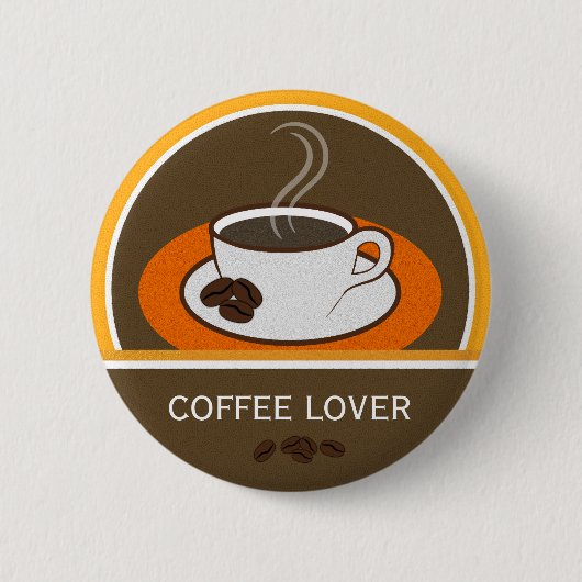 5 Cm Café Lover Café Café Beans Café Badge rond (Devant)