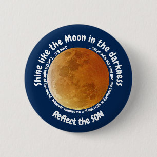 5 Cm Citation de motivation chrétienne badge rond de 6 