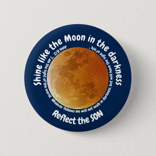 5 Cm Citation de motivation chrétienne badge rond de 6  (Devant)