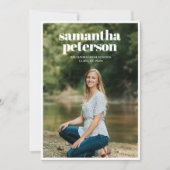 5 Collage photo 2024 Faire-part de graduation (Devant)