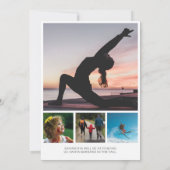 5 Collage photo 2024 Faire-part de graduation (Dos)