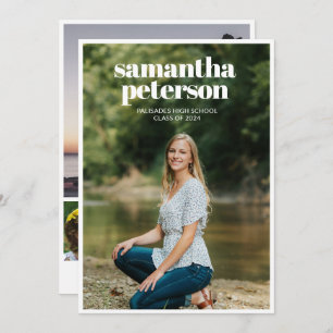 5 Collage photo 2024 Faire-part de graduation