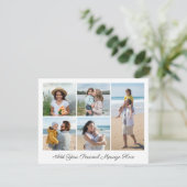 5 Collage Photo Ajouter Votre Propre Carte De Voeu (Debout devant)