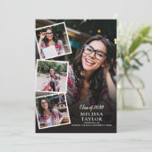 5 Collage photo Faire-part moderne de graduation (Debout devant)