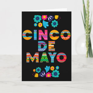 5 De Mayo Cinco De Mayo Hoed Maraca Premium Tr Kaart