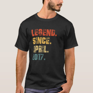 5 de verjaardag geeft 5 jaar oude legering sinds a t-shirt