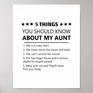 5 dingen die je moet weten over mijn tante nicht n poster