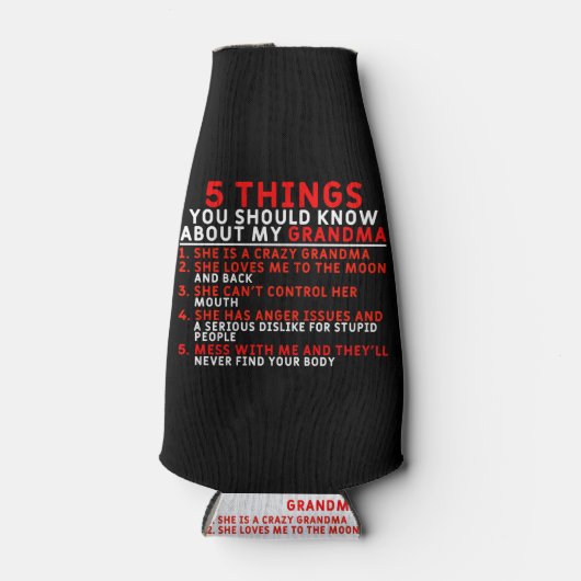 5 dingen die je zou moeten weten - kleinkinderen k flesjeskoeler (Voorkant)