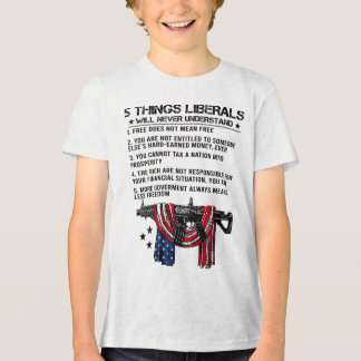 5 dingen die liberalen nooit zullen begrijpen (op  Tri-Blend shirt
