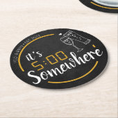 5 Drink Onderzetter voor weduwenkast (Gebogen)